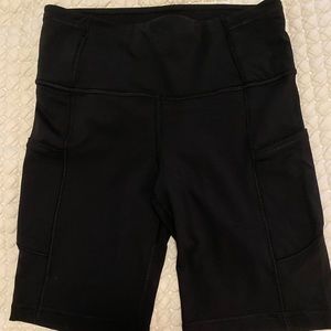 Lululemon Black Biker Shorts